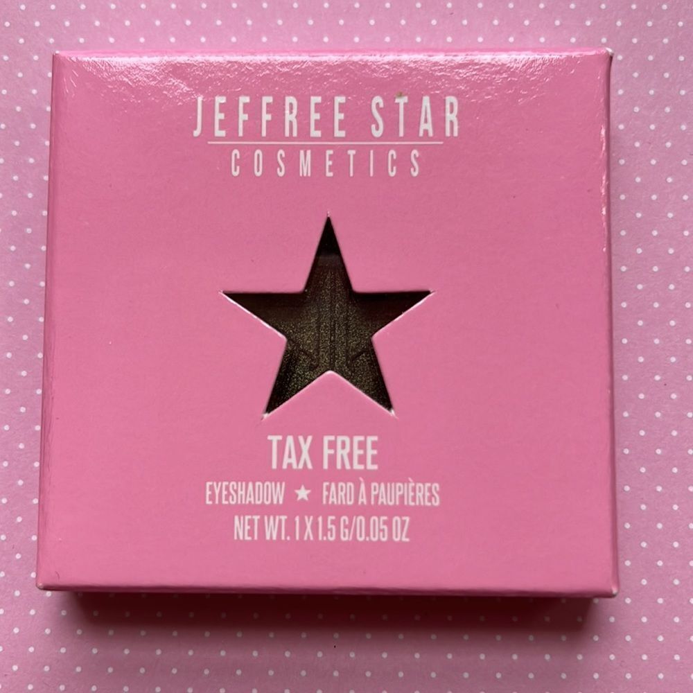 Jeffree Star Tax Free Eye Shadow Pressed Pigment